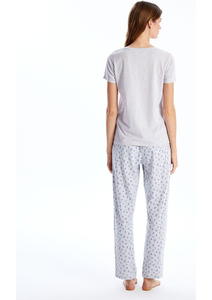 Yeni Sezon Bisiklet Yaka Kadin Pijama Takim - S56947Z8