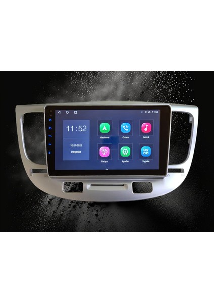 Kia Rio 2006-2011 Yıl Uyumlu 9 Inç Android Multimedya Carplay+Android Auto+Navigasyon