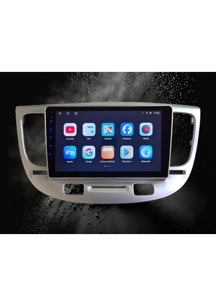 Kia Rio 2006-2011 Yıl Uyumlu 9 Inç Android Multimedya Carplay+Android Auto+Navigasyon