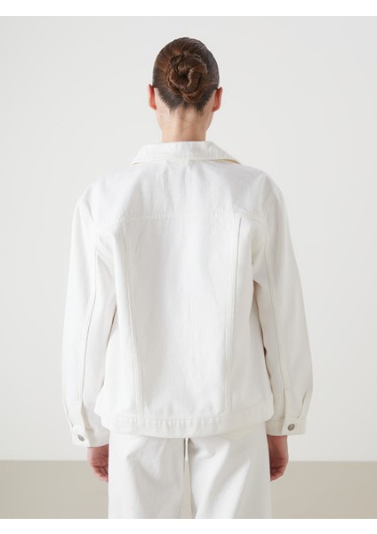 Yeni Sezon Gomlek Yaka Kadin Jean Ceket - S54581Z8 fırsatları