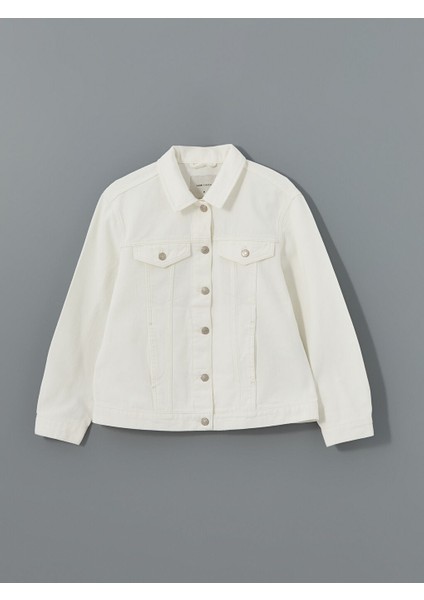 Yeni Sezon Gomlek Yaka Kadin Jean Ceket - S54581Z8 indirimleri