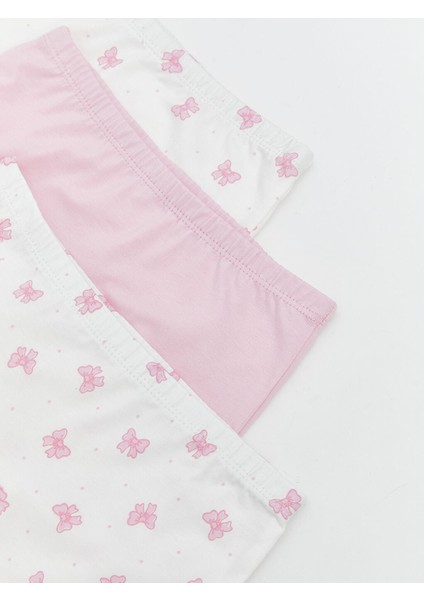 Yeni Sezon Fiyonk Baskili Kiz Cocuk Boxer 3'lu - S5O476Z4