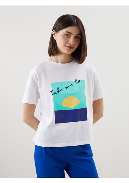 Yeni Sezon Bisiklet Yaka Baskili Kadin Pijama Takimi - S5CU57Z8 fiyatları