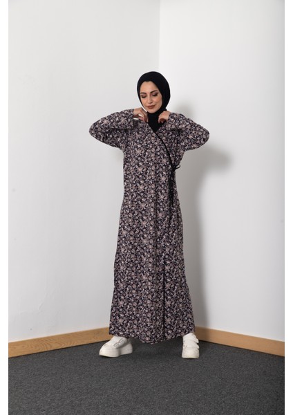 Yandan Bağlamalı Pamuklu Tesettür Kadın Namaz Elbisesi fiyatları