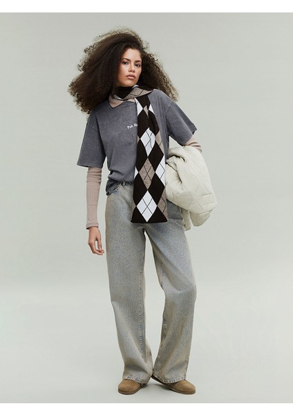 Yeni Sezon Baggy Fit Kadin Jean Pantolon - S5LK73Z8