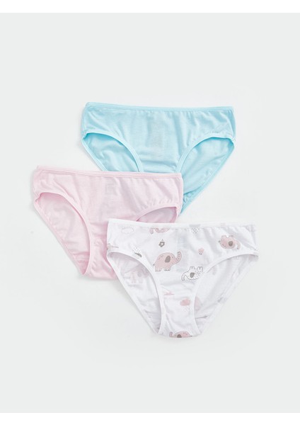 Yeni Sezon Beli Lastikli Kiz Cocuk Kulot 3'lu - S5AU75Z1