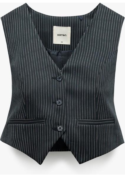 Yeni Sezon Slim Fit V Yaka Kolsuz Düğmeli Takım Yeleği modelleri