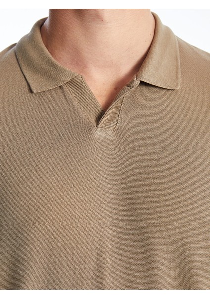 Yeni Sezon Polo Yaka Kisa Kollu Erkek Tisort - S4DG37Z8