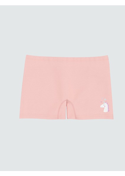 Yeni Sezon Baskili Kiz Cocuk Boxer 3'lu - S5BC67Z4