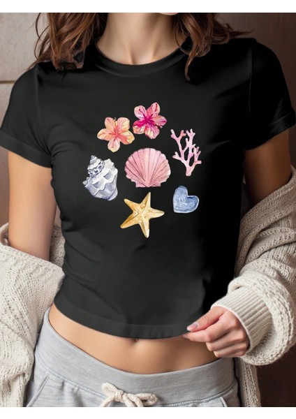 Kadın Deniz Yıldızı Crop