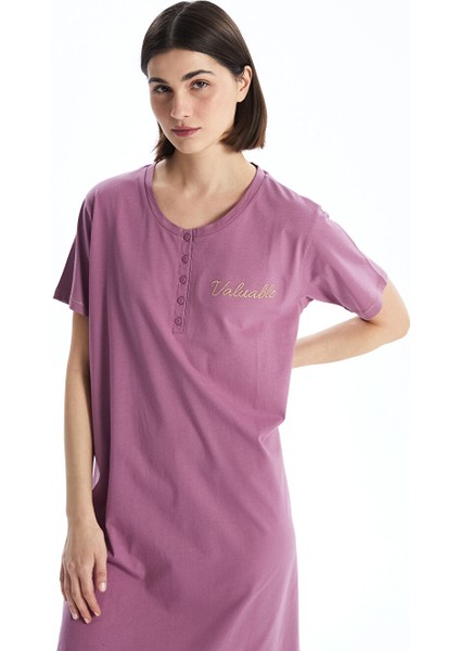 Yeni Sezon Bisiklet Yaka Nakisli Kadin Gecelik - S53343Z8 fiyatları