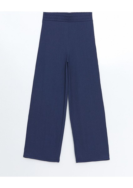 Yeni Sezon Beli Lastikli Dokulu Kadin Pantolon - S5GN56Z8