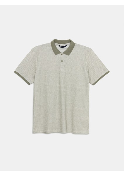 Yeni Sezon Polo Yaka Kisa Kollu Penye Erkek Tisort - S5K250Z8