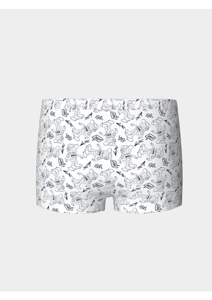 Yeni Sezon Baskili Erkek Cocuk Boxer 3'lu - S55228Z4