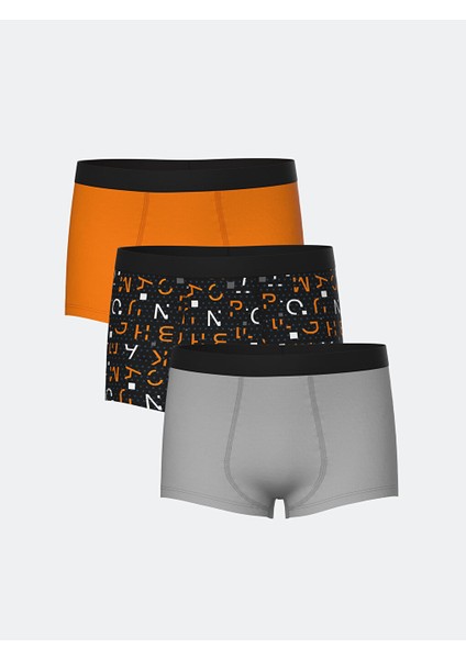 Yeni Sezon Baskili Erkek Cocuk Boxer 3'lu - S57050Z4