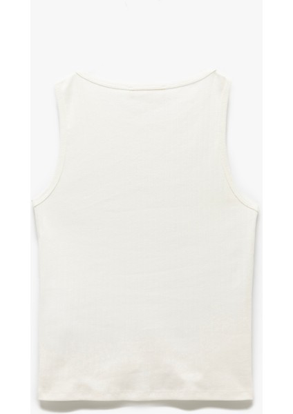 Yeni Sezon Slim Fit Kolsuz Bisiklet Yaka Pamuklu Ribanalı Atlet fırsatları