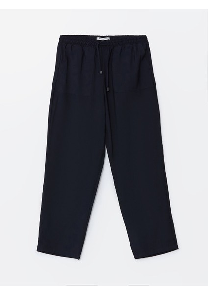 Yeni Sezon Beli Lastikli Havuc Kesim Kadin Pantolon - S5EO41Z8