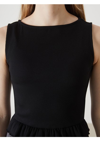 Yeni Sezon Bisiklet Yaka Crop Kadin Atlet - S5HV28Z8