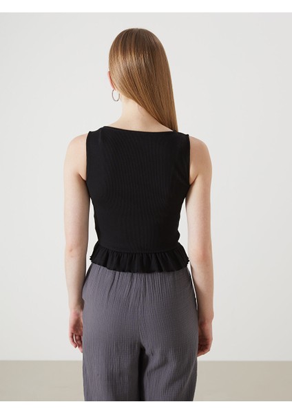 Yeni Sezon Bisiklet Yaka Crop Kadin Atlet - S5HV28Z8