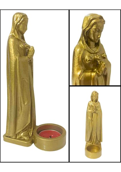 Gold Obje, Figür, Dekor, Altın Tasarım,mumluk