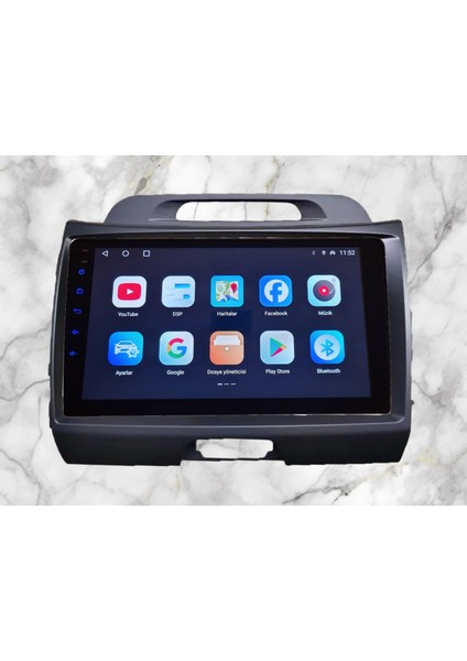 Kia Sportage 2009-2014 Yıl Uyumlu 9 Inç Android Multimedya Carplay+Android Auto+Navigasyon fırsatları