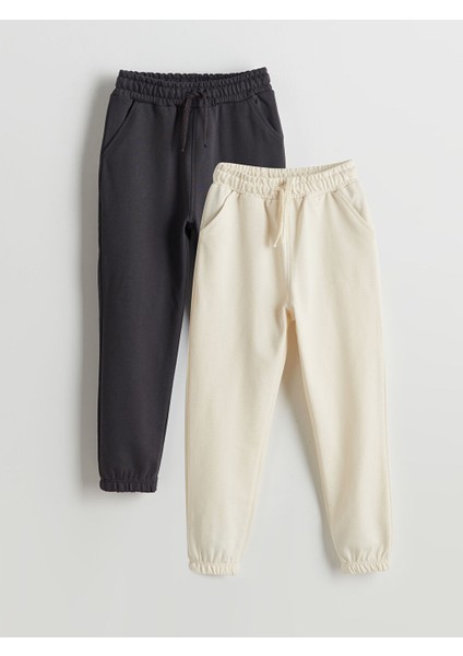 Yeni Sezon Beli Lastikli Erkek Cocuk Jogger Esofman Alti 2'li - S5CN91Z1