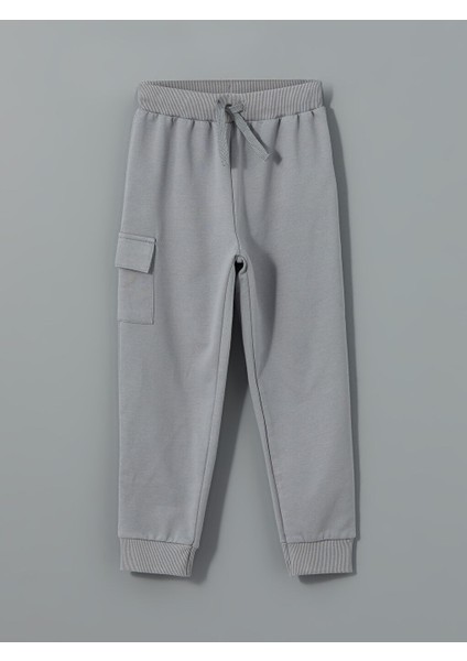 Yeni Sezon Beli Lastikli Erkek Cocuk Jogger Esofman Alt 2'li - S5CR58Z1