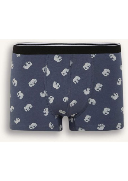 Yeni Sezon Regular Fit Hayvan Baskılı 3'lü Boxer indirimleri