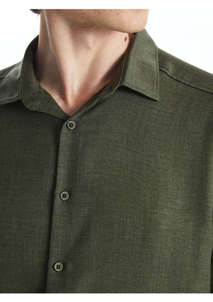 Yeni Sezon Regular Fit Uzun Kollu Erkek Gomlek - S55712Z8
