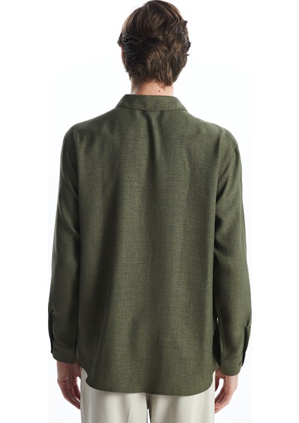 Yeni Sezon Regular Fit Uzun Kollu Erkek Gomlek - S55712Z8