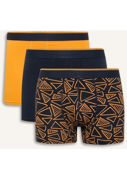 Yeni Sezon Regular Fit Baskılı 3'lü Boxer