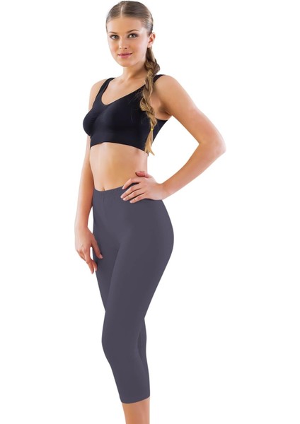 Modlive Lacivert Mı Emay 7300 Battal Kapri Tayt