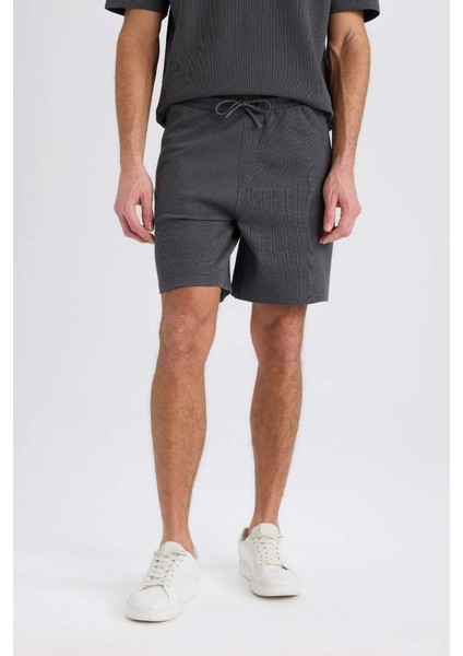 Yeni Sezon Regular Fit Düz Paça Cepli Basic Düz Şort