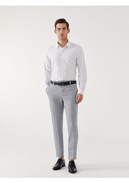 Yeni Sezon Slim Fit Uzun Kollu Cizgili Erkek Gomlek - S55731Z8 fiyatları