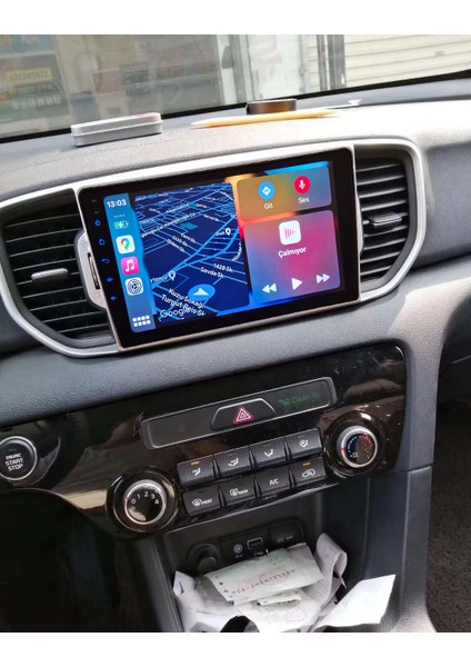 Kia Sportage 2016-2018 Yıl Uyumlu 9 Inç Android Multimedya Carplay+Android Auto+Navigasyon fiyatları