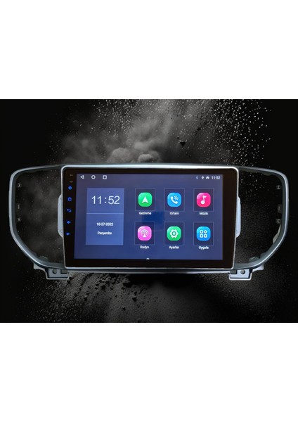 Kia Sportage 2016-2018 Yıl Uyumlu 9 Inç Android Multimedya Carplay+Android Auto+Navigasyon modelleri