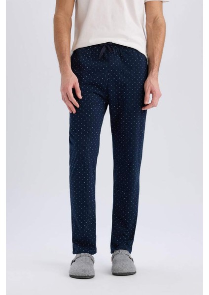 Yeni Sezon Regular Fit Baskılı Cepli Pijama Altı