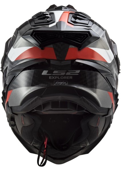 Explorer C Karbon Frontıer Tıtanıum Kırmızı Kapalı Kask modelleri