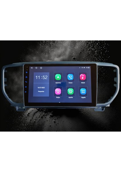 Kia Sportage 2018-2021 Yıl Uyumlu 9 Inç Android Multimedya Carplay+Android Auto+Navigasyon modelleri