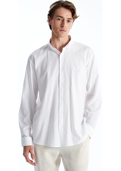 Yeni Sezon Regular Fit Uzun Kollu Erkek Gomlek - S53556Z8