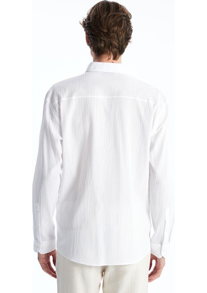 Yeni Sezon Regular Fit Uzun Kollu Erkek Gomlek - S53556Z8