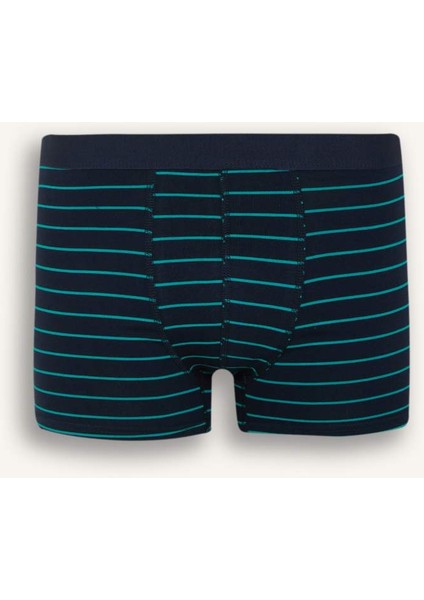 Yeni Sezon Regular Fit Çizgili 3'lü Boxer