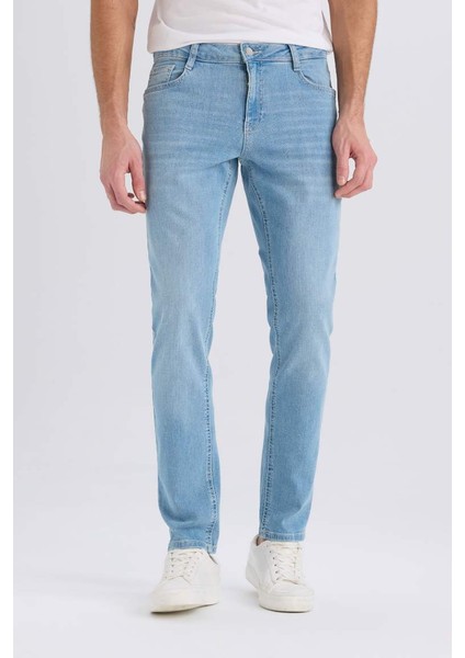 Yeni Sezon Carlo Skinny Fit Ekstra Dar Kalıp Normal Bel Ekstra Dar Paça Jean Pantolon
