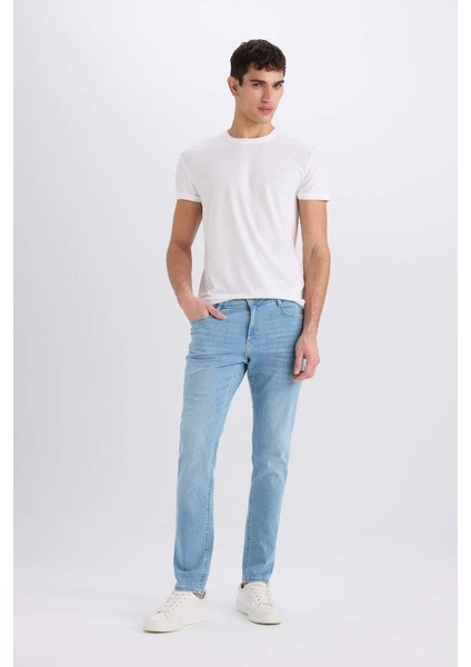 Yeni Sezon Carlo Skinny Fit Ekstra Dar Kalıp Normal Bel Ekstra Dar Paça Jean Pantolon fiyatları