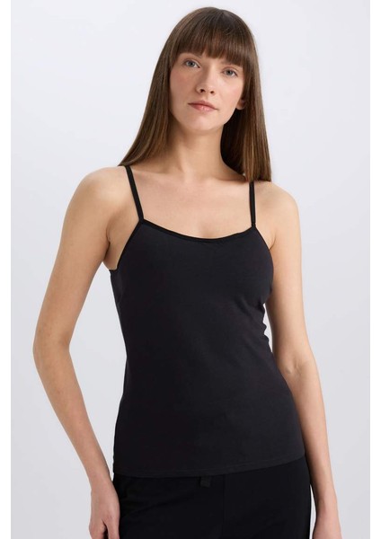 Yeni Sezon Regular Fit Pamuklu Atlet-Fall In Love