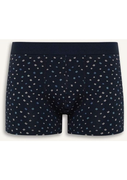 Yeni Sezon Regular Fit Çiçekli 3'lü Boxer