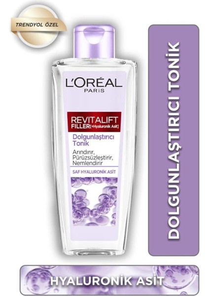 L'oreal Paris Revitalift Filler Nem ile Dolgunlaştıran 2li Cilt Bakım Seti - Temizleme Jeli 150 ml & Tonik 200 ml