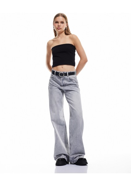 Yeni Sezon Pamuklu Straplez Kolsuz Slim Fit Crop Bluz fiyatları