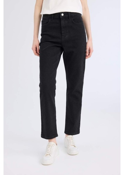 Yeni Sezon Mary Vintage Straight Fit Yüksek Bel Düz Paça Uzun Jean Pantolon