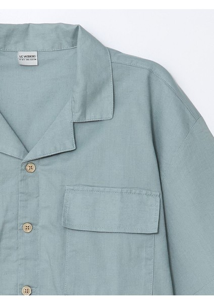 Yeni Sezon Keten Karisimli Erkek Cocuk Gomlek - S58715Z4 fiyatları